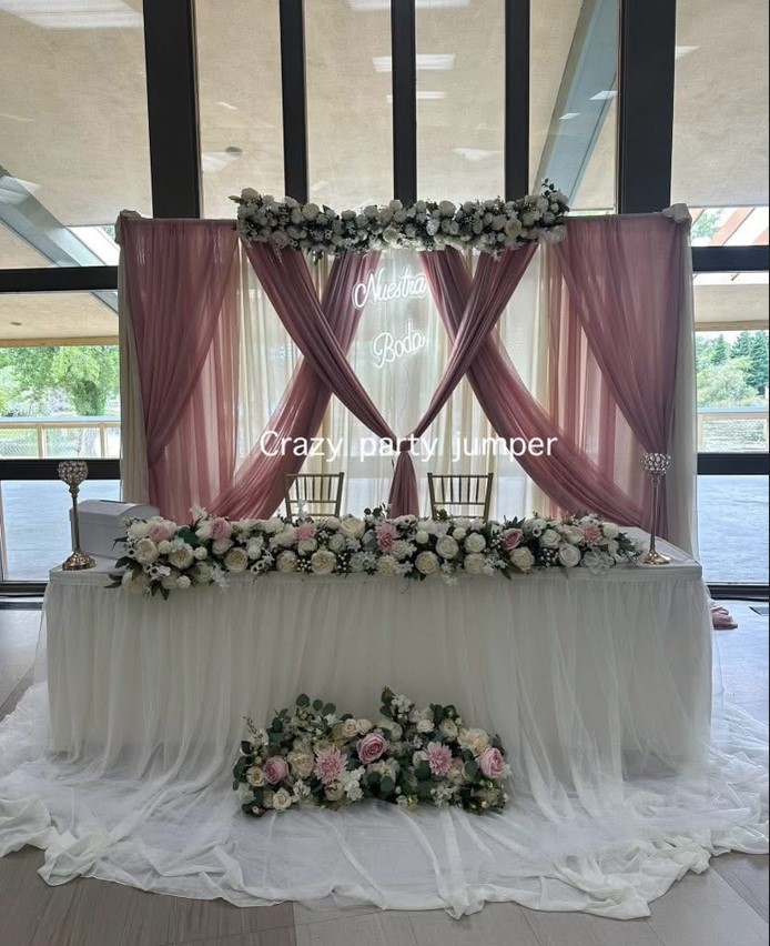 Wedding arch at Berkeley venue